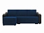 Угловой диван Монако Левый, искусственная кожа, велюр - миниатюра