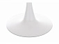 Tulip 90 super white glass Стол стеклянный - фото №5