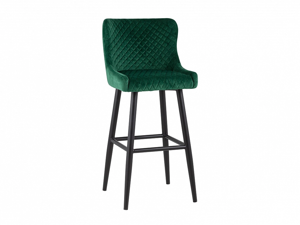 Стул барный Stool Group Ститч Изумрудный - фото №1