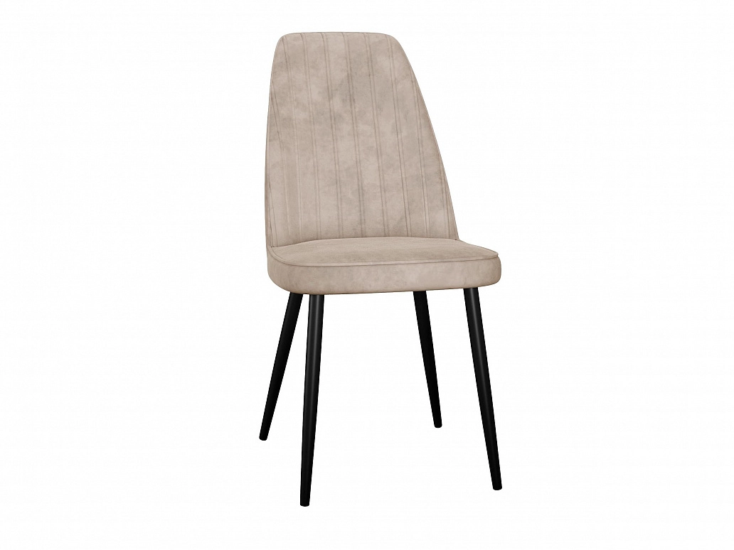 Стул DikLine 326 B03 BEIGE, ножки черные - фото №1