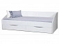 Кровать Фея - 3 одинарная симметричная (90х200) белый - фото №2