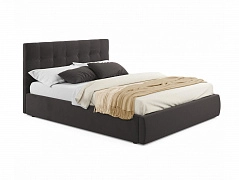 Мягкая кровать &quot;Selesta&quot; 1800 шоколад с подъемным механизмом - фото №1, mebel_stock_4438