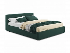 Мягкая кровать Skandi 1600 изумруд с подъемным механизмом - фото №1