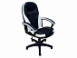 Кресло руководителя Office Lab comfort-2082 Черный/Белый - фото №2