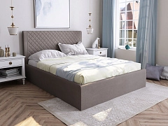 Кровать с подъемным механизмом Милана 160х200, коричневый - фото №1