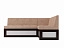 Кухонный угловой диван Нотис Правый (98х170), велюр - миниатюра