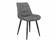 Стул DikLine 206М B22 GREY, ножки черные - фото №1