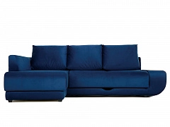 Угловой диван с независимым пружинным блоком Поло LUX НПБ (Нью-Йорк) Левый - фото №1, 5006000010067