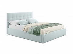 Мягкая кровать Selesta 1600 мята пастель с подъемным механизмом - фото №1, mebel_stock_4434