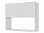 Шкаф навесной Бэлла, 80 см, белый - миниатюра
