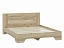Кровать Квадро (160х200), дуб делано светлый - миниатюра
