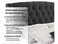 Мягкая кровать "Stefani" 1400 темная с подъемным механизмом с орт.матрасом PROMO B COCOS - фото №10