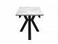 Стол DikLine SFE160 Керамика Tianshan White (белый полуглянец)/подстолье черное/опоры черные (2 уп.) - фото №7