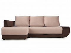 Угловой диван с независимым пружинным блоком Поло LUX НПБ (Нью-Йорк) Левый - фото №1