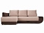 Угловой диван с независимым пружинным блоком Поло LUX НПБ (Нью-Йорк) Левый, микровелюр - миниатюра