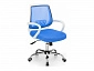 Ergoplus белое / голубое Компьютерное кресло - фото №7