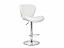 Porch white / chrome Барный стул, искусственная кожа - миниатюра