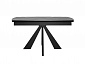 Стол DikLine SKU120 Керамика Серый мрамор/подстолье черное/опоры черные - фото №4