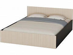 Бася Кровать 160 (Венге / дуб беленый) - фото №1, mdmMF-000012672