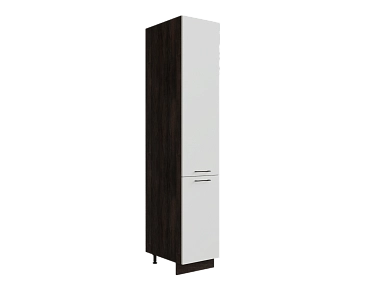 Шкаф П400 с 2-мя дверцами Мемфис ДБК/БЕЛ/СОФТ Ф20 - фото №1, 888_ММК-00001591