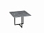 Скарлетт стол кофейный квадратный Черный мрамор/черный, металл - миниатюра