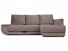 Угловой диван пума с независимым пружинным блоком Поло LUX НПБ (Нью-Йорк) Правый - фото №1