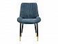 Seda 1 blue / black / gold Стул на металлокаркасе - фото №4
