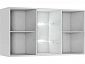 Модульная гостиная Флорис, композиция 6 (Белый глянец, Белый) - фото №6