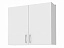 Шкаф навесной Веста 80 см, белый - миниатюра