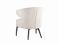 Кресло лаунж STOOL GROUP Royal Stripes Велюр молочный  - фото №6