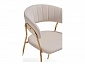 Kamelia 1 beige / gold Стул на металлокаркасе - фото №8