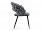 Ball dark gray / black Стул на металлокаркасе - фото №5