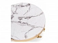 Monika 50х55 marble / gold Журнальный стол - фото №7