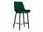 Баодин Б/К зеленый / черный Барный стул, велюр - миниатюра