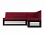 Кухонный угловой диван Нойс Правый (97х167), вельвет бархатного типа - миниатюра