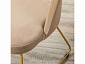 Кресло Lars Diag beige/Линк золото - фото №12