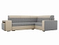 Угловой диван Мустанг с двумя пуфами Правый - фото №3