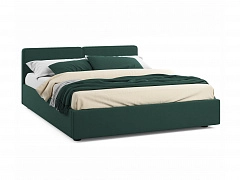 Мягкая кровать Erika 1600 изумруд с подъемным механизмом - фото №1