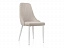 Kora white / beige Стул на металлокаркасе, велюр - миниатюра