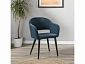 Кресло Oscar Diag blue/черный - фото №9
