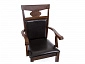 Кресло Luiza dirty oak / dark brown Стул деревянный - фото №8