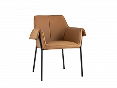 Кресло STOOL GROUP Бесс Экокожа коричневый  - фото №1