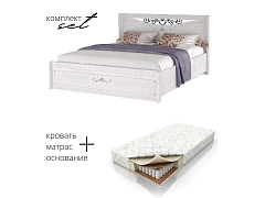 Кровать с подъемным механизмом Афродита 20 140х200 с матрасом BS в комплекте - фото №1