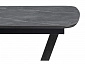 Петир 120(160)х80х75 larka grey / черный Керамический стол - фото №9