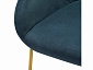 Кресло полубар Kent Diag blue/Линк золото - фото №7