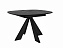 Стол DikLine SKK110 Керамика Черный мрамор/подстолье черное/опоры черные (2 уп.),  - миниатюра