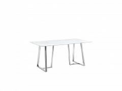 Стол обеденный Stool Group Даллас 160 Белый  - фото №1
