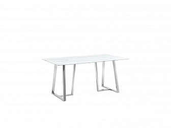 Стол обеденный Stool Group Даллас 160 Белый  - фото №1