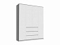 Челси Шкаф 1600 (Белый глянец, Белый) - фото №2