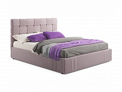 Мягкая кровать Tiffany 1600 лиловая с подъемным механизмом - фото №1, mebel_stock_3450